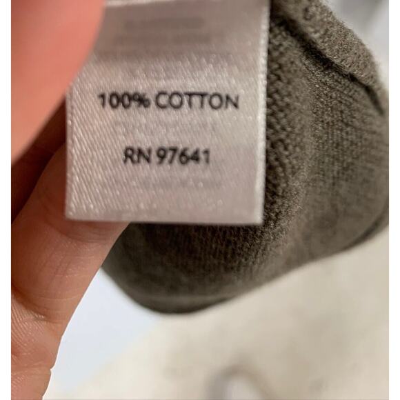 J. JILL Pure Jill XS Oversized Boxy Cardigan Sweater Dolman Sleeve Cotton Brown - Picture 7 of 7